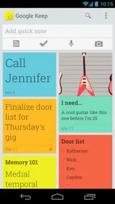 Google Keep android App screenshot 4